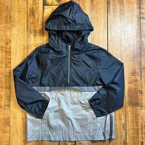 Old Navy Boys size 6 to 7 Half Zip Windbreaker Jacket small lightweight jacket